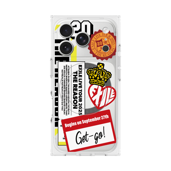 プレミアムスクエアケース with MagSafe［ EXILE LIVE TOUR 2025 "THE REASON" - ステッカー ］