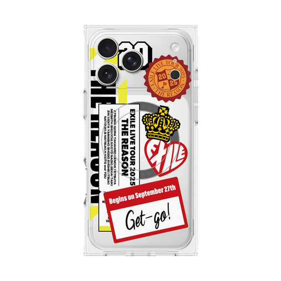 プレミアムスクエアケース with MagSafe［ EXILE LIVE TOUR 2025 "THE REASON" - ステッカー ］