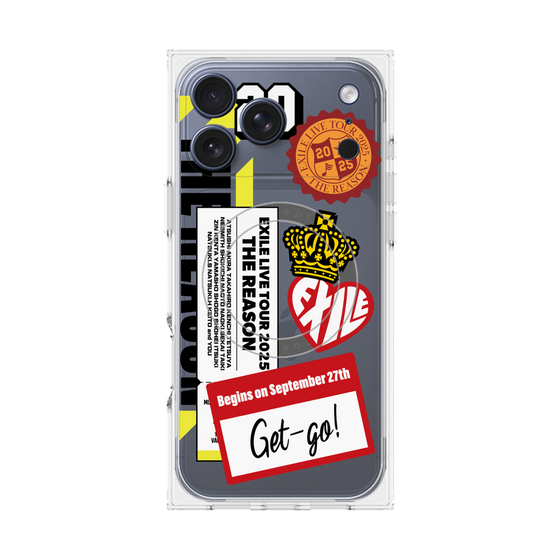 プレミアムスクエアケース with MagSafe［ EXILE LIVE TOUR 2025 "THE REASON" - ステッカー ］