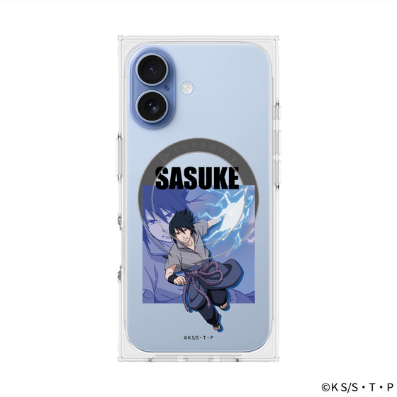 プレミアムスクエアケース with MagSafe［ NARUTO -ナルト- 疾風伝 - うちはサスケ ］