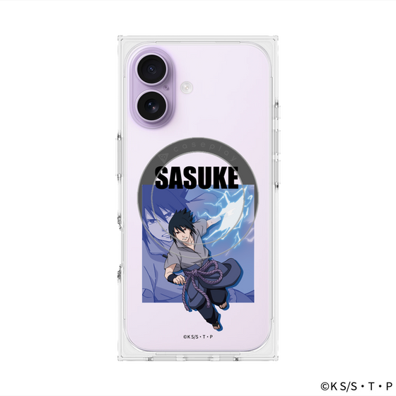 プレミアムスクエアケース with MagSafe［ NARUTO -ナルト- 疾風伝 - うちはサスケ ］