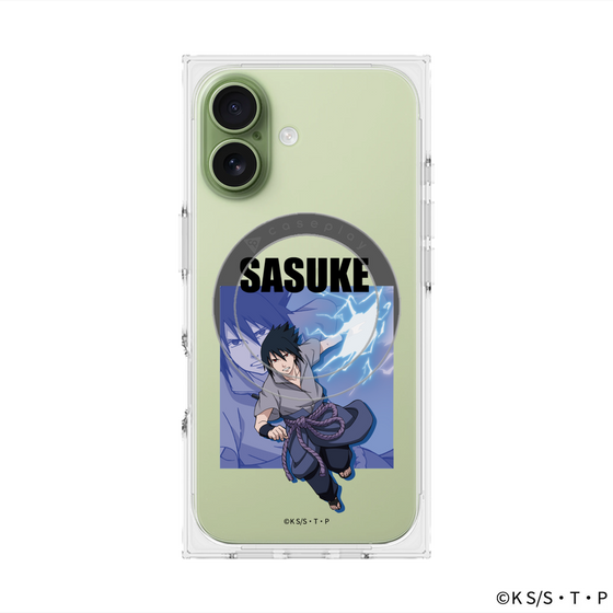 プレミアムスクエアケース with MagSafe［ NARUTO -ナルト- 疾風伝 - うちはサスケ ］