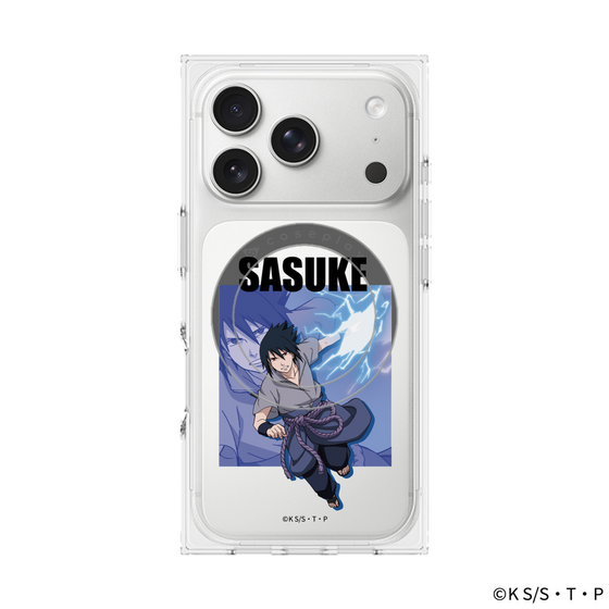 プレミアムスクエアケース with MagSafe［ NARUTO-ナルト- 疾風伝 - うちはサスケ ］