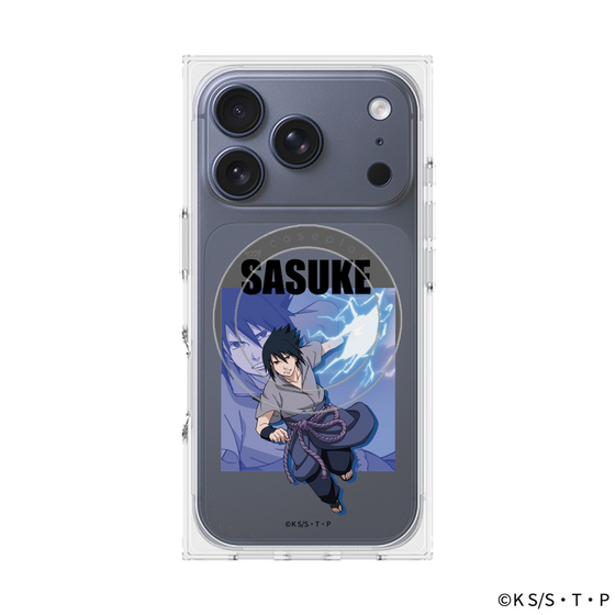 プレミアムスクエアケース with MagSafe［ NARUTO -ナルト- 疾風伝 - うちはサスケ ］