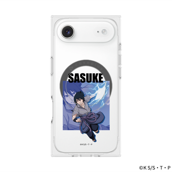 プレミアムスクエアケース with MagSafe［ NARUTO-ナルト- 疾風伝 - うちはサスケ ］