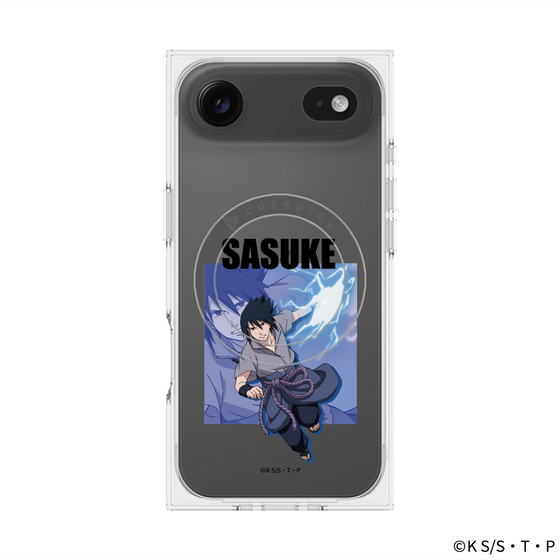 プレミアムスクエアケース with MagSafe［ NARUTO -ナルト- 疾風伝 - うちはサスケ ］