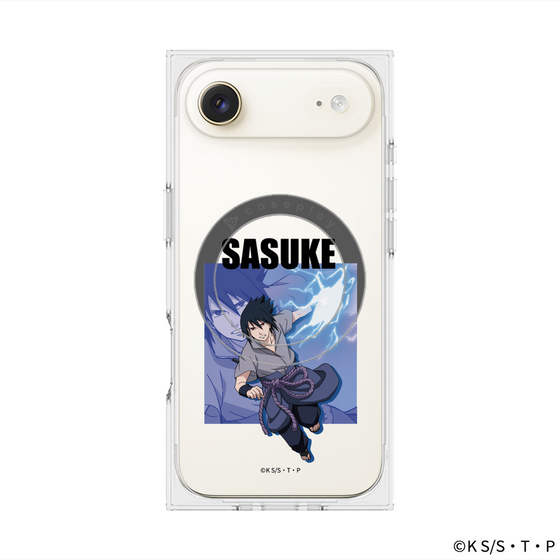 プレミアムスクエアケース with MagSafe［ NARUTO -ナルト- 疾風伝 - うちはサスケ ］