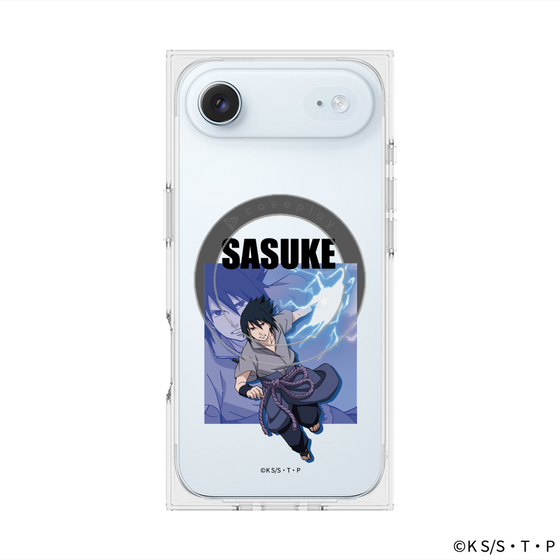 プレミアムスクエアケース with MagSafe［ NARUTO -ナルト- 疾風伝 - うちはサスケ ］
