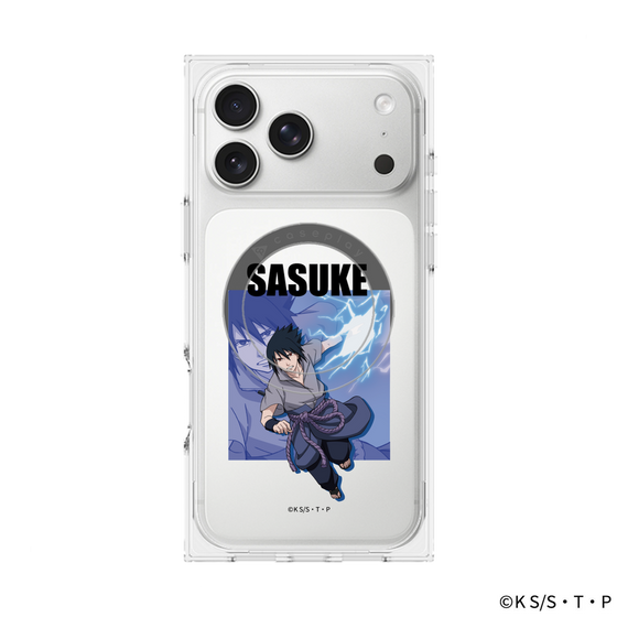 プレミアムスクエアケース with MagSafe［ NARUTO-ナルト- 疾風伝 - うちはサスケ ］