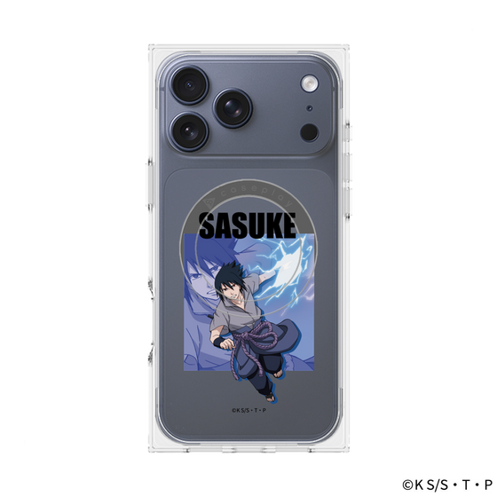 プレミアムスクエアケース with MagSafe［ NARUTO -ナルト- 疾風伝 - うちはサスケ ］