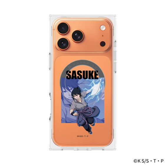 プレミアムスクエアケース with MagSafe［ NARUTO -ナルト- 疾風伝 - うちはサスケ ］