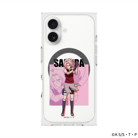 プレミアムスクエアケース with MagSafe［ NARUTO-ナルト- 疾風伝 - 春野サクラ ］