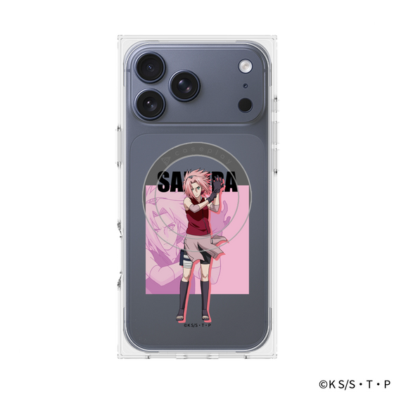 プレミアムスクエアケース with MagSafe［ NARUTO -ナルト- 疾風伝 - 春野サクラ ］