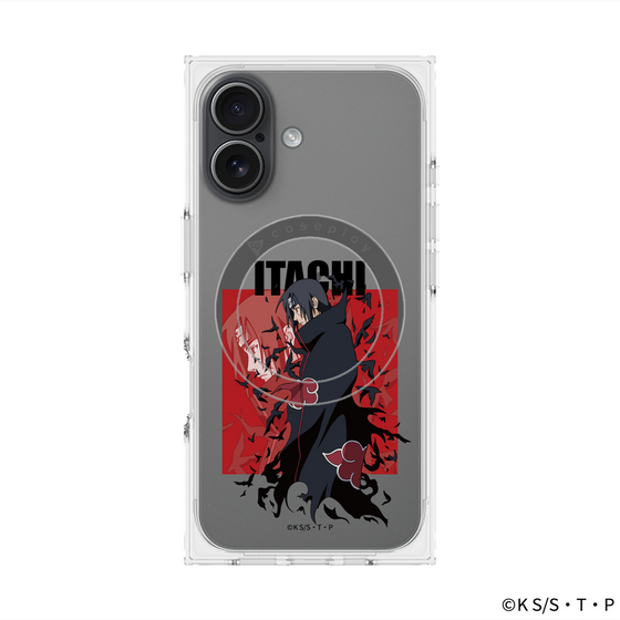 プレミアムスクエアケース with MagSafe［ NARUTO -ナルト- 疾風伝 - うちはイタチ ］
