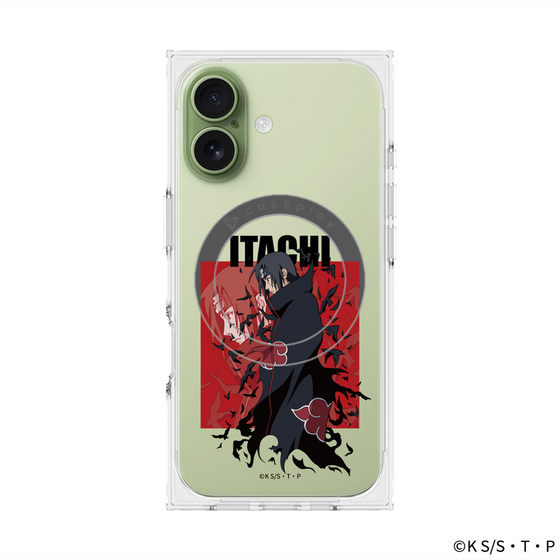 プレミアムスクエアケース with MagSafe［ NARUTO -ナルト- 疾風伝 - うちはイタチ ］