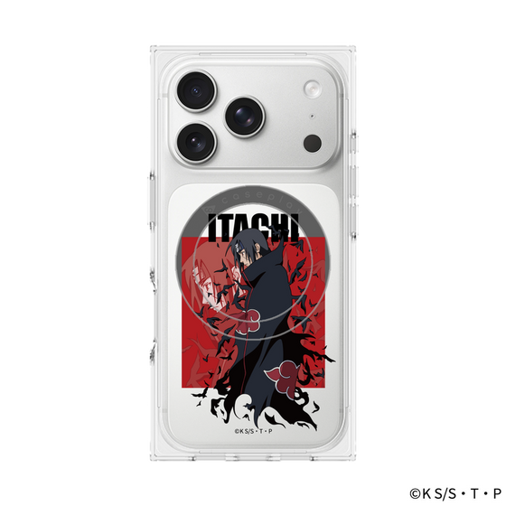 プレミアムスクエアケース with MagSafe［ NARUTO-ナルト- 疾風伝 - うちはイタチ ］