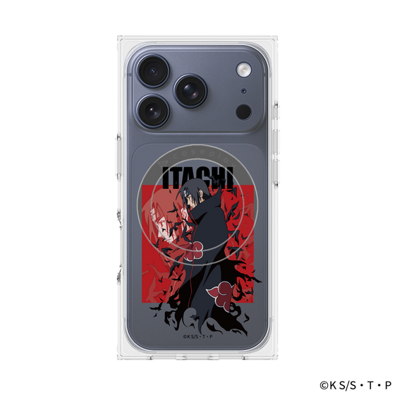 プレミアムスクエアケース with MagSafe［ NARUTO -ナルト- 疾風伝 - うちはイタチ ］