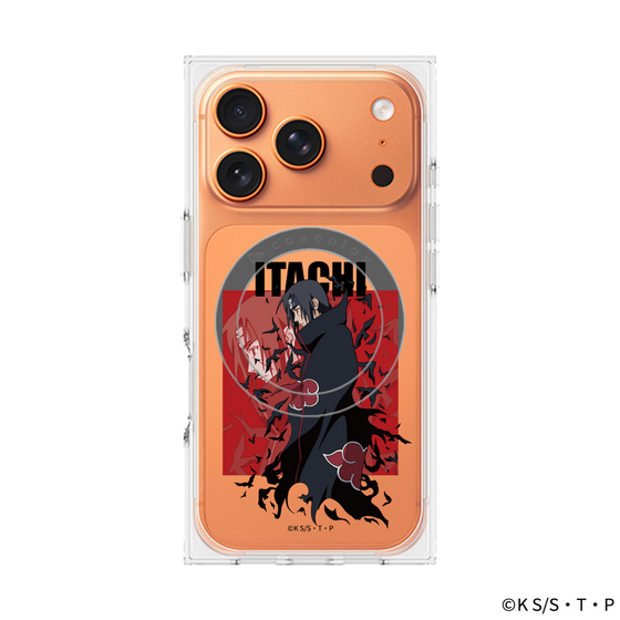 プレミアムスクエアケース with MagSafe［ NARUTO -ナルト- 疾風伝 - うちはイタチ ］