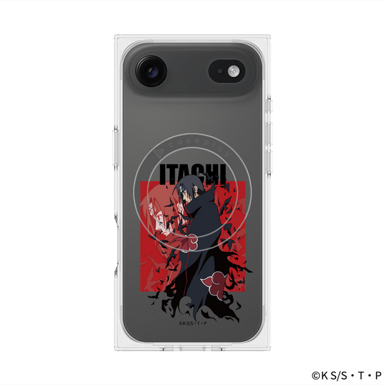 プレミアムスクエアケース with MagSafe［ NARUTO -ナルト- 疾風伝 - うちはイタチ ］