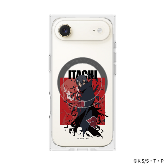 プレミアムスクエアケース with MagSafe［ NARUTO -ナルト- 疾風伝 - うちはイタチ ］