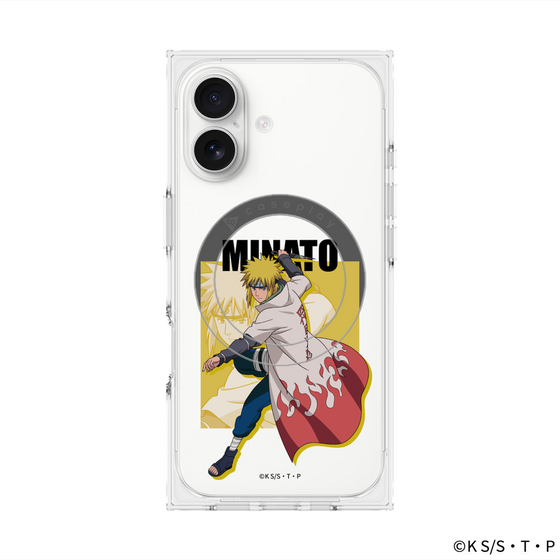 プレミアムスクエアケース with MagSafe［ NARUTO-ナルト- 疾風伝 - 波風ミナト ］