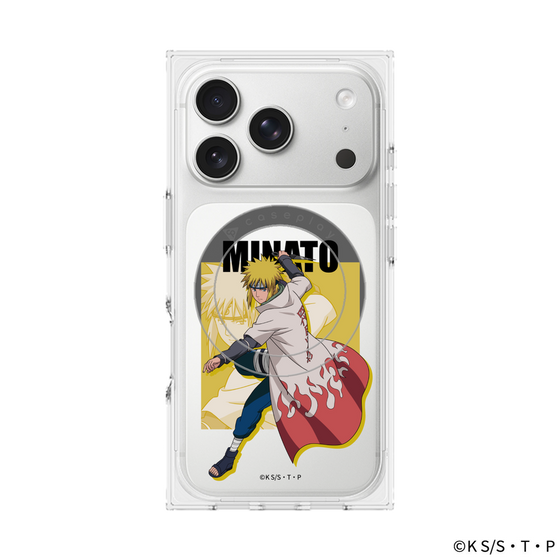 プレミアムスクエアケース with MagSafe［ NARUTO-ナルト- 疾風伝 - 波風ミナト ］
