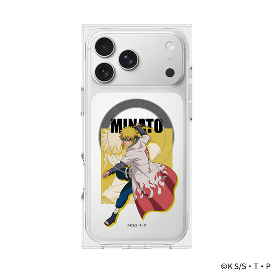 プレミアムスクエアケース with MagSafe［ NARUTO-ナルト- 疾風伝 - 波風ミナト ］