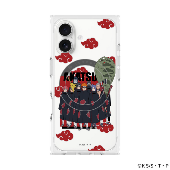 プレミアムスクエアケース with MagSafe［ NARUTO-ナルト- 疾風伝 - 暁 ］