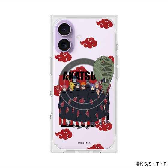 プレミアムスクエアケース with MagSafe［ NARUTO -ナルト- 疾風伝 - 暁 ］