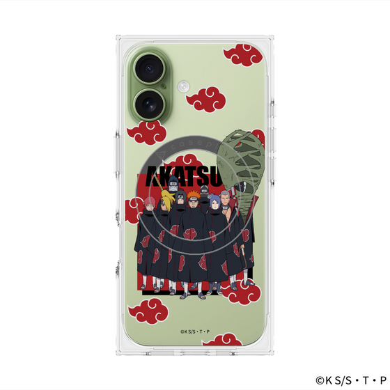 プレミアムスクエアケース with MagSafe［ NARUTO -ナルト- 疾風伝 - 暁 ］