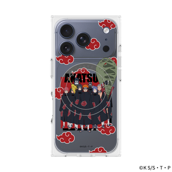 プレミアムスクエアケース with MagSafe［ NARUTO -ナルト- 疾風伝 - 暁 ］