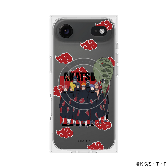 プレミアムスクエアケース with MagSafe［ NARUTO -ナルト- 疾風伝 - 暁 ］