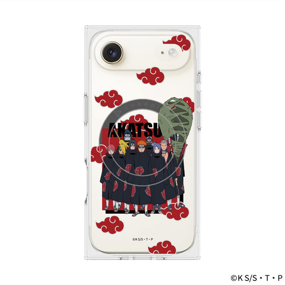 プレミアムスクエアケース with MagSafe［ NARUTO -ナルト- 疾風伝 - 暁 ］