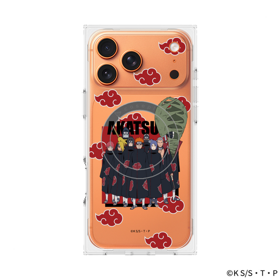 プレミアムスクエアケース with MagSafe［ NARUTO -ナルト- 疾風伝 - 暁 ］