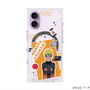 プレミアムスクエアケース with MagSafe［ NARUTO -ナルト- 疾風伝 - ステッカー - うずまきナルト ］