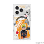 プレミアムスクエアケース with MagSafe［ NARUTO-ナルト- 疾風伝 - ステッカー - うずまきナルト ］