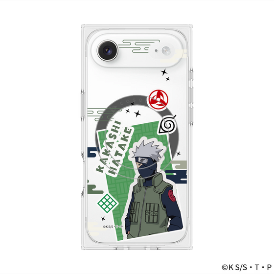 プレミアムスクエアケース with MagSafe［ NARUTO-ナルト- 疾風伝 - ステッカー - はたけカカシ ］