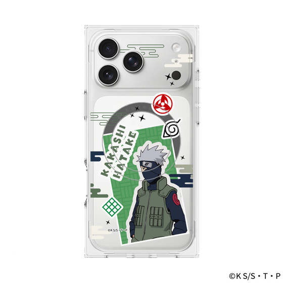 プレミアムスクエアケース with MagSafe［ NARUTO-ナルト- 疾風伝 - ステッカー - はたけカカシ ］