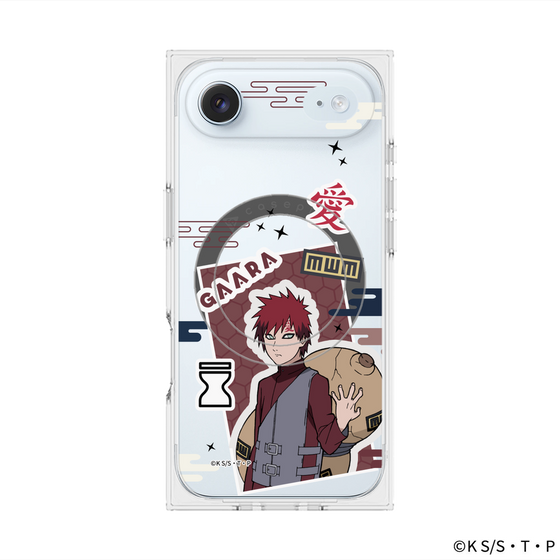 プレミアムスクエアケース with MagSafe［ NARUTO -ナルト- 疾風伝 - ステッカー - 我愛羅 ］