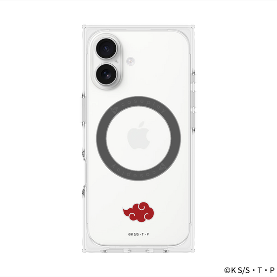 プレミアムスクエアケース with MagSafe［ NARUTO-ナルト- 疾風伝 - 暁 - マーク ］