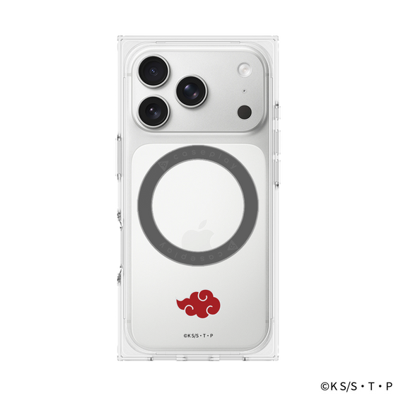 プレミアムスクエアケース with MagSafe［ NARUTO-ナルト- 疾風伝 - 暁 - マーク ］