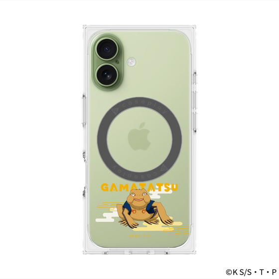 プレミアムスクエアケース with MagSafe［ NARUTO -ナルト- 疾風伝 - ガマ竜 ］