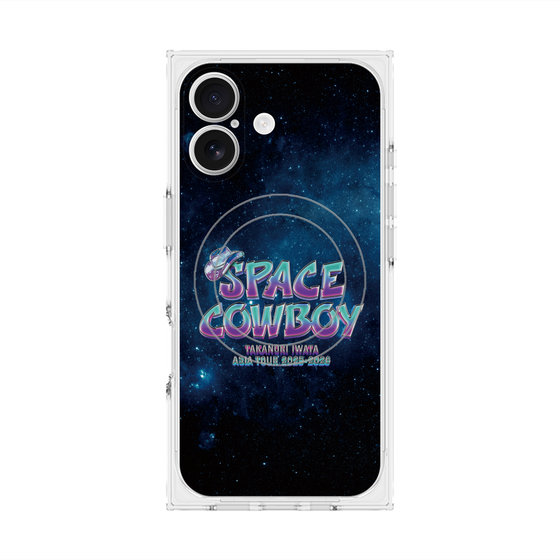 プレミアムスクエアケース with MagSafe［ Takanori Iwata ASIA TOUR 2025-2026 "SPACE COWBOY" - ロゴ ］