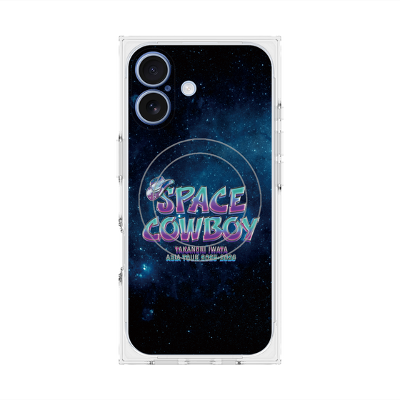 プレミアムスクエアケース with MagSafe［ Takanori Iwata ASIA TOUR 2025-2026 "SPACE COWBOY" - ロゴ ］