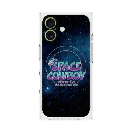 プレミアムスクエアケース with MagSafe［ Takanori Iwata ASIA TOUR 2025-2026 "SPACE COWBOY" - ロゴ ］