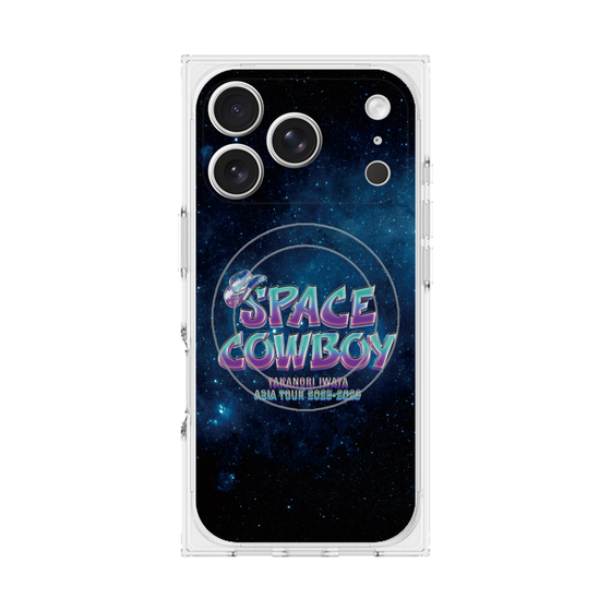 プレミアムスクエアケース with MagSafe［ Takanori Iwata ASIA TOUR 2025-2026 "SPACE COWBOY" - ロゴ ］