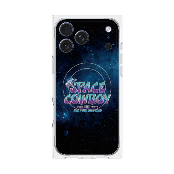 プレミアムスクエアケース with MagSafe［ Takanori Iwata ASIA TOUR 2025-2026 "SPACE COWBOY" - ロゴ ］