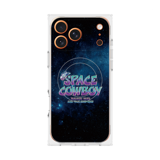 プレミアムスクエアケース with MagSafe［ Takanori Iwata ASIA TOUR 2025-2026 "SPACE COWBOY" - ロゴ ］