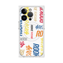 プレミアムスクエアケース with MagSafe［ ルーキーレーシング - カラフルロゴ - ホワイト ］