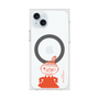 プレミアムスクエアケース with MagSafe［ MOOMIN - Little My - Grinning face ］